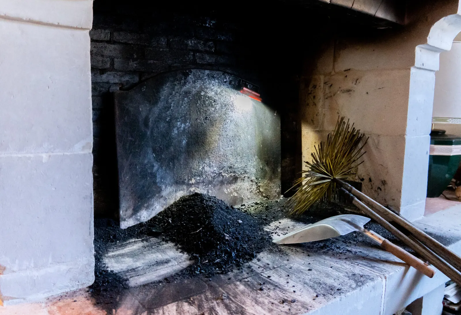 Cheminée après ramonage